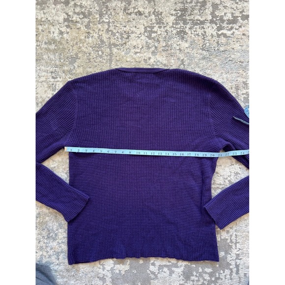 VTG polo ralph lauren 100% cashmere longsleeve crewneck waffle knit sweater - Picture 5 of 6